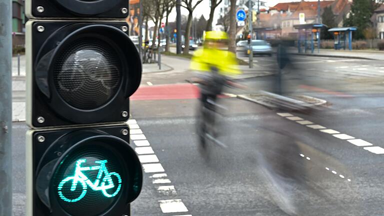 Fahrradampel       -  Eine Fahrradampel in München