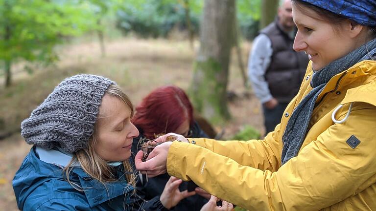 'Wonach riecht das?' Waldbaden ist bewusstes Wahrnehmen.