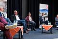 Bei der Podiumsdiskussion der Katholischen Arbeitnehmer Bewegung diskutierten am Dienstag Direktkandidatinnen und Kandidaten zur Bundestagswahl (von links):&nbsp; Andrew Ullmann (FDP), Paul Lehrieder (CSU),  Freya Altenhöner (SPD), Sebastian Hansen (Bündnis 90/ Die Grünen) und Simone Barrientos (Die Linke).