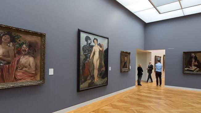 Blick in den Raum der Impressionisten.