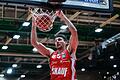 19 Punkte und 13 Rebounds in 23:01 Minuten Spielzeit: Würzburgs&nbsp;Owen Klassen legte gegen Hamburg einen starken Auftritt aufs Parkett.