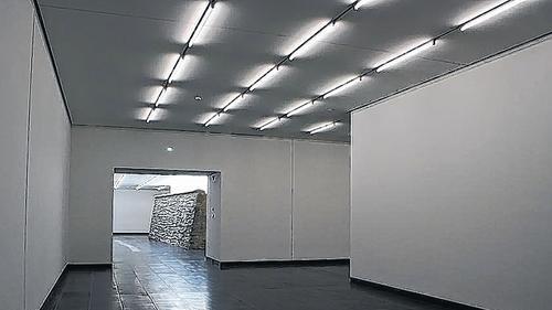 Das Untergeschoss der fertigen Kunsthalle. Das Konzept der Räume geht auf Hartwig N. Schneider zurück.