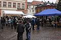 Der Marktplatz war beim Andreasmarkt anders aufgeteilt als bisher.