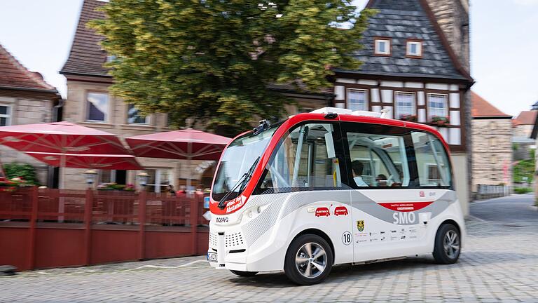 Autonome Busse in Kronach       -  Das Projekt für die autonomen E-Shuttles in Oberfranken endet. (Archivbild)