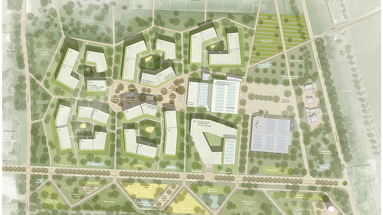 So soll das Klimaquartier Kessler Field einmal aussehen. So soll das Klimaquartier Kessler Field einmal aussehen.
