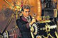 Der Klassiker: Rod Taylor 1960 in der Verfilmung von H. G. Wells' Roman &bdquo;Die Zeitmaschine&ldquo;.