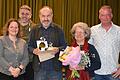 Der Musikverein sagt Danke (von links): Annika Blank, Sebastian Wirthmann, Hans und Lissy Heilgenthal, Wolfram Lutz.