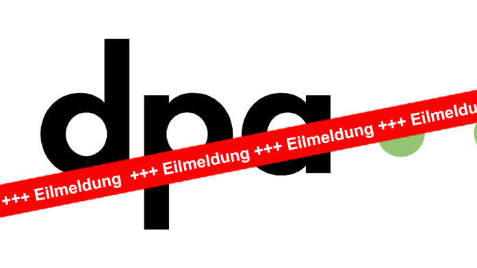 dpa-Eilmeldung       -  dpa-Eilmeldung (Fotomontage)