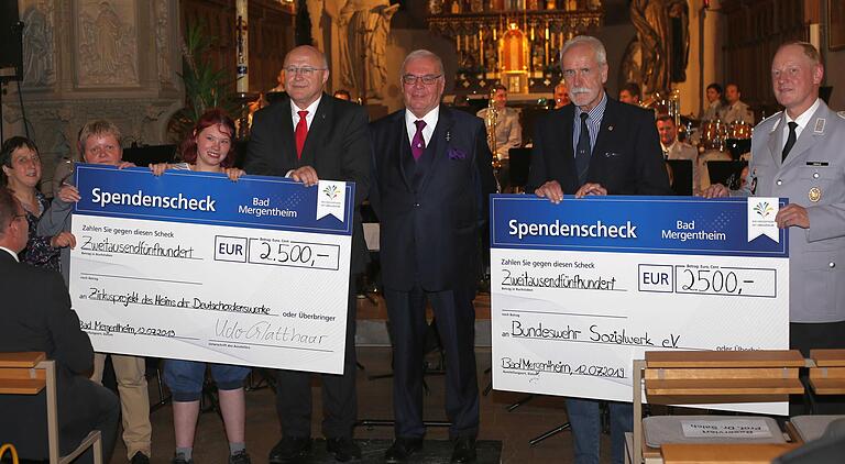 Der Erlös des Konzerts ging an ein einwöchiges Zirkusprojekt für Jugendliche des Heims der Deutschordenswerke 'Maria Helferin' und das Bundeswehr Sozialwerk. Der Erlös des Konzerts ging an ein einwöchiges Zirkusprojekt für Jugendliche des Heims der Deutschordenswerke 'Maria Helferin' und das Bundeswehr Sozialwerk.