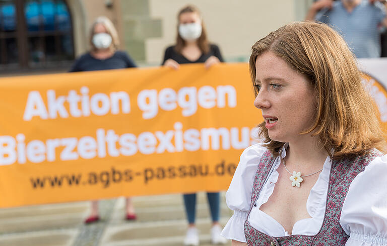 Corinna Schütz, Initiatorin der 'Aktion gegen Bierzeltsexismus'.&nbsp;