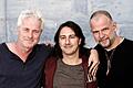 Werner Schmidbauer, Pippo Pollina und Martin Kälberer (v.l.) auf ihrer &bdquo;Süden Ritorniamo!&ldquo;-Tour.