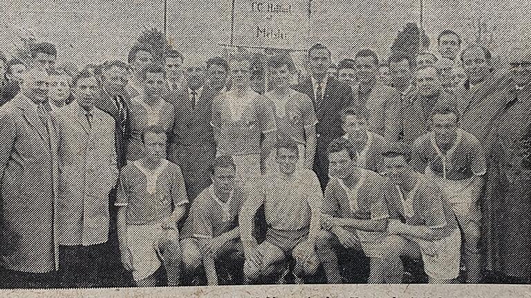 Der FC Haßfurt im Jahr 1961: Der Meister der Bayernliga Nord hatte die sportliche Qualifikation zur Zweiten Liga Süd geschafft, der Süddeutsche Fußballverband hatte dem Verein aber zunächst die Lizenz verweigert.&nbsp;