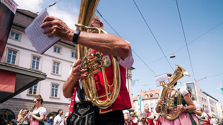 Musicians with german baritone brass       -  Vom Blasmusikverein bis hin zur sozialen Einrichtung: Verlage können durch eine Einsendeportal-Software Kund*innen einen gebündelten Weg für ihre News zur Verfügung stellen und sparen dadurch eine Menge Zeit!