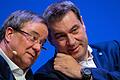 Armin Laschet (links) und Markus Söder (CSU) gelten als potenzielle Kanzlerkandidaten der Union für die Bundestagswahl im September.