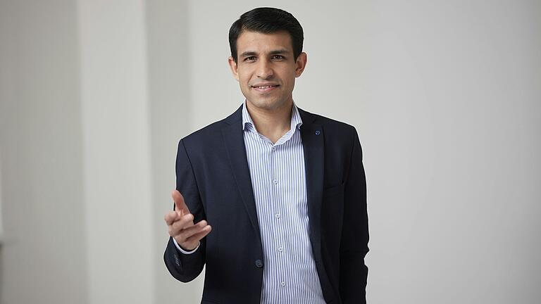 Mirwais Wafa, Direktkandidat der FDP aus dem Wahlkreis Odenwald-Tauber für die Bundestagswahl 2025. Mirwais Wafa, Direktkandidat der FDP aus dem Wahlkreis Odenwald-Tauber für die Bundestagswahl 2025.