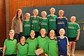 Im Bild (hinten von links): Trainerin Marina Scheidel, Marlene H., Lea H., Emilia B., Paula S., Emma B., Sophia K. Vorne von links: Hannah S., Fiona Z., Finja L., Matilda M., Johanna S., Sarah H. Es fehlt Sira T.