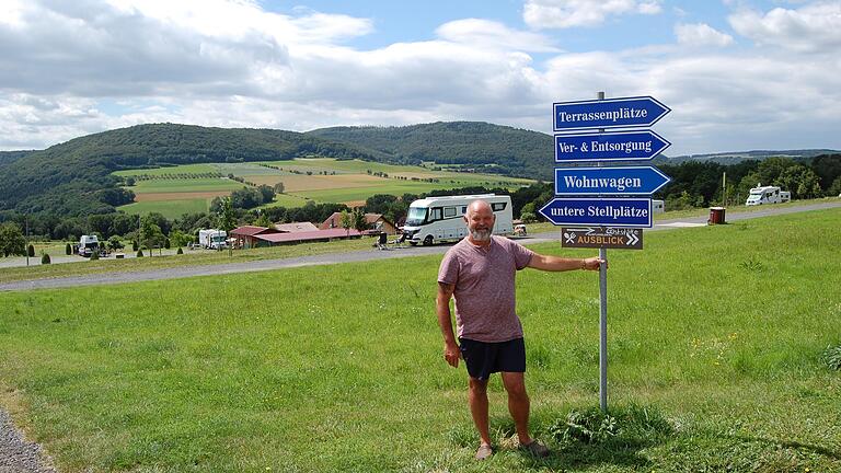 Karlheinz Reuß trifft mit seinem Wohnmobilstellplatz am Forellenhof bei Diebach den Geschmack seiner Gäste. Karlheinz Reuß trifft mit seinem Wohnmobilstellplatz am Forellenhof bei Diebach den Geschmack seiner Gäste.