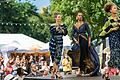 Für viele Besucher eines der Highlights des 32. Africa Festivals, das am Sonntag auf den Würzburger Mainwiesen zu Ende ging: Die Modeschauen von Madame Rama aus dem Senegal.
