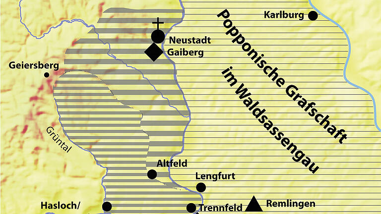 Popponische Grafschaft und die Klostermarken Fulda und Neustadt Popponische Grafschaft und die Klostermarken Fulda und Neustadt