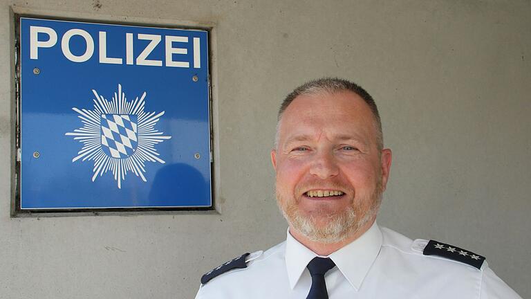 Bernhard Warmuth leitet die Polizeiinspektion Gerolzhofen seit März 2022.