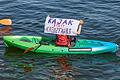 Protest gegen Kreuzfahrten       -  Kritik an Kreuzfahrten wegen ihrer Klimabilanz wird immer wieder laut. (Archivbild)