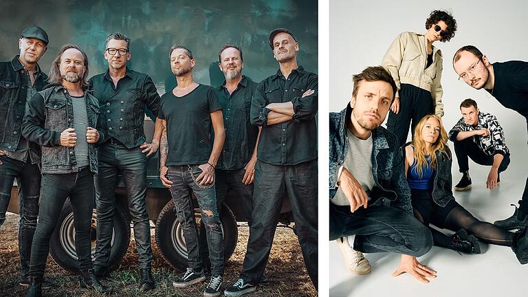 Fiddler's Green (links) und Das Lumpenpack gastieren Ende Juli 2025 beim Rösler Open Air. Fiddler's Green (links) und Das Lumpenpack gastieren Ende Juli 2025 beim Rösler Open Air.