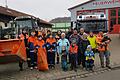 Die fleißigen Helfer der Feuerwehr Goßmannsdorf zum Abschluss der Aktion putz.munter.