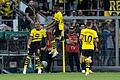 Donyell Malen (l).jpeg       -  Donyell Malen (l) traf spät zum umjubelten 1:0 für Borussia Dortmund.