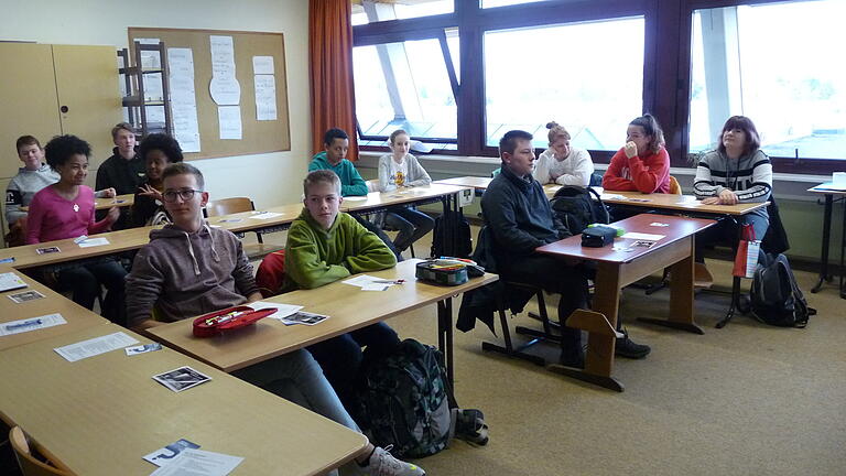 Die Anonymen Alkoholiker waren zu Gast in der Mittelschule Marktheidenfeld.