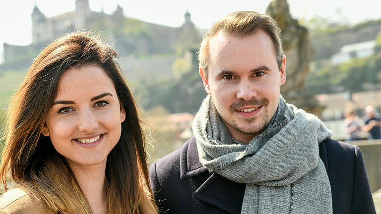 Sophia Scheder und Lucas Kesselhut sind die beiden Neuen in der Würzburger Lokalredaktion.