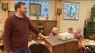 Ralf Endres beim Vortrag in Hammelburg       -  Ralf Endres beim Vortrag in Hammelburg