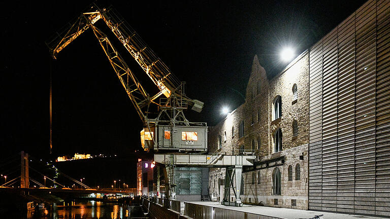 Der Alte Hafen in Würzburg war zweimal Schauplatz großer Polizeieinsätze.