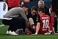 Bayer Leverkusen - Werder Bremen       -  Bayer Leverkusens Mittelfeldstar Florian Wirtz hat sich im Bundesligaspiel gegen Werder Bremen verletzt.