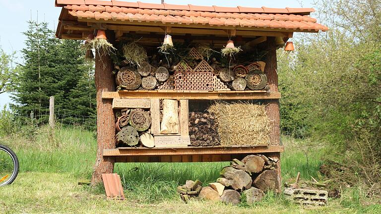 Das neue Insektenhotel.