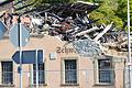 Ruine an der Staatsstraße 2245: Das frühere Gasthaus Schwarze Pfütze bei Rottershausen.