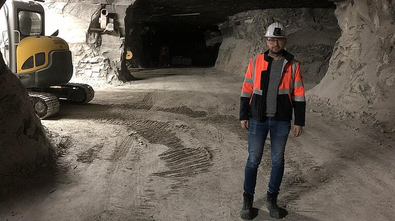 Ingenieur Jens Reimer wird für das geplante Bergwerk im Landkreis Würzburg verantwortlich sein.