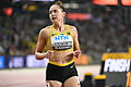 Leichtathletik Weltmeisterschaft.jpeg       -  Leichtathletik WeltmeisterschaftLeichtathletik, Weltmeisterschaft, 100m, Frauen, Halbfinale, Nationales Leichtathletikzentrum: Gina Lückenkemper (Deutschland) nach dem Rennen. +++ dpa-Bildfunk +++