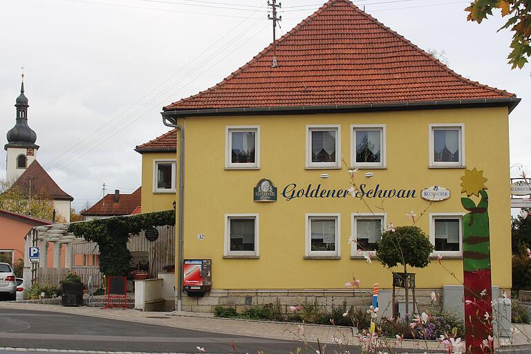 Der Goldene Schwan in Ermershausen bietet auch vegetarische und sogar vegane Gerichte an.