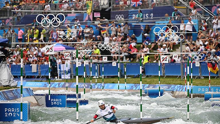 Paris 2024 - Kanu/Slalom       -  Elena Lilik zeigte einen starken Finallauf.