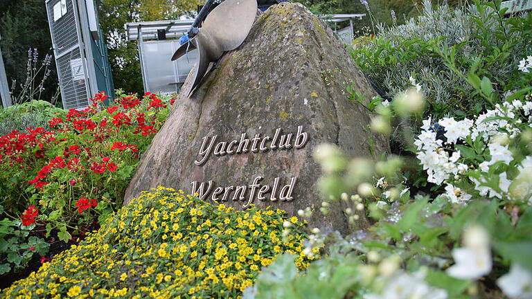 Yachtclub Wernfeld: Idyll am Hafenbecken.