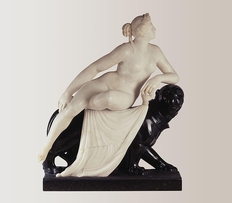 Die Skulptur 'Ariadne auf dem Panther' des Stuttgarter Bildhauers Johann Heinrich Dannecker (1758-1841) kommt als Dauerleihgabe ins Martin von Wagner Museum der Universität Würzburg.