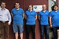 Stolz auf die abgeschlossene Ausbildung (von links): Sebastian Höllerl (Forstbetriebsleiter), Markus Rettelbach, Linus Behr, Jörg Arnold und Bernhard Gensler (Ausbilder).