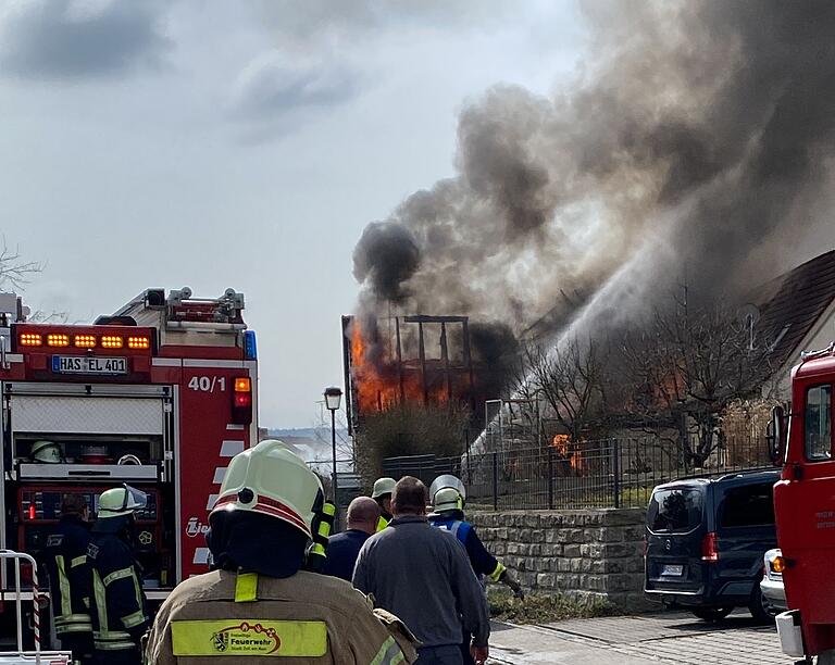 Ein Großaufgebot an Feuerwehren war im Einsatz.