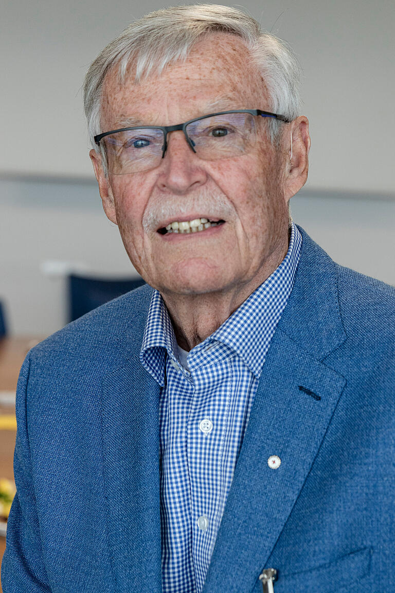 Mit 78 Jahren noch politisch aktiv: Genosse Hartmut Bräuer, der Altbürgermeister von Gerolzhofen.