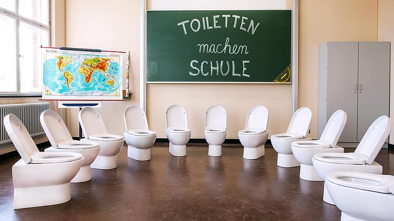 Frische Toiletten, die nicht stinken: Das ist keineswegs an jeder Schule so.