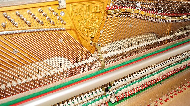 Wo das Instrument produziert wurde, ist nicht nur von außen ersichtlich – auch innen ist Seiler verewigt. Wo das Instrument produziert wurde, ist nicht nur von außen ersichtlich – auch innen ist Seiler verewigt.