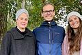 Das neue Vorstandsteam des Waldkindergarten (von links): Vanessa Hecht, Steffen Bold und Agnes Loschert.