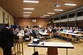 Groß war das Interesse der Großlangheimer an den verschiedensten Themen, auf die Bürgermeister Peter Sterk in der Bürgerversammlung am Sonntagnachmittag in der Turnhalle einging