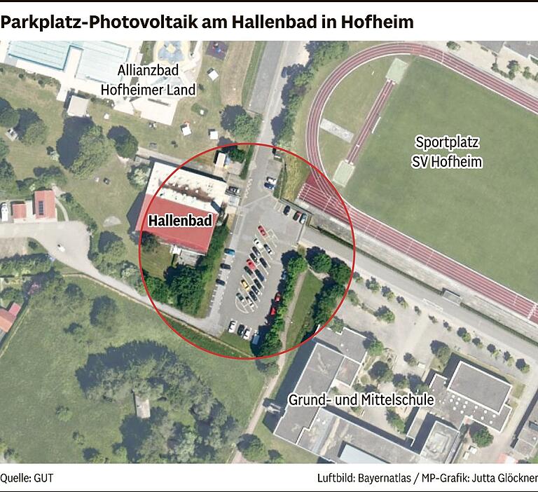 Bald mit Photovoltaik überdacht? Die Pläne für&nbsp;7 Parkplätze im Landkreis Haßberge