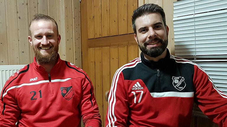 Das Erfolgs-Trainer-Duo Michael Gabold (rechts) und Dominik Firnschild. Nach der Meisterschaft gehen sie getrennte Wege. Das Erfolgs-Trainer-Duo Michael Gabold (rechts) und Dominik Firnschild. Nach der Meisterschaft gehen sie getrennte Wege.